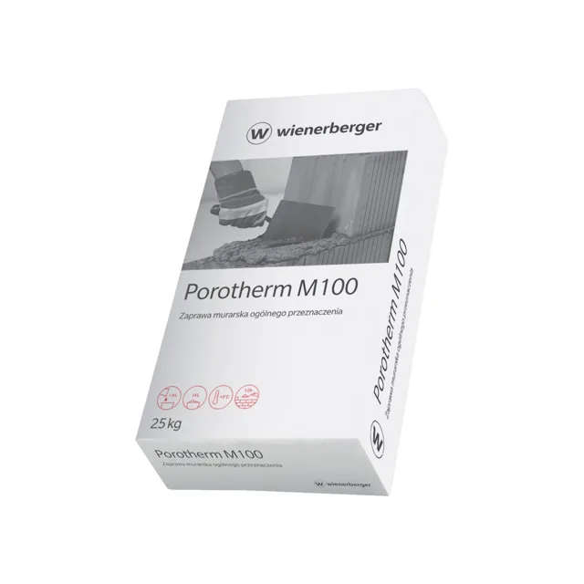 Zaprawa Porotherm M100 — zdjęcie producenta Wienerberger