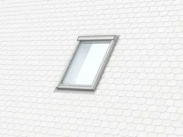 VELUX EDL — kołnierz: montaż pojedynczy — zdjęcie producenta