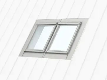 VELUX EKE — kołnierz: montaż kilku okien — kombi — zdjęcie producenta