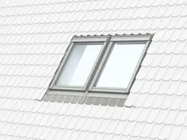 VELUX EKJ — kołnierz: montaż kilku okien — kombi — zdjęcie producenta